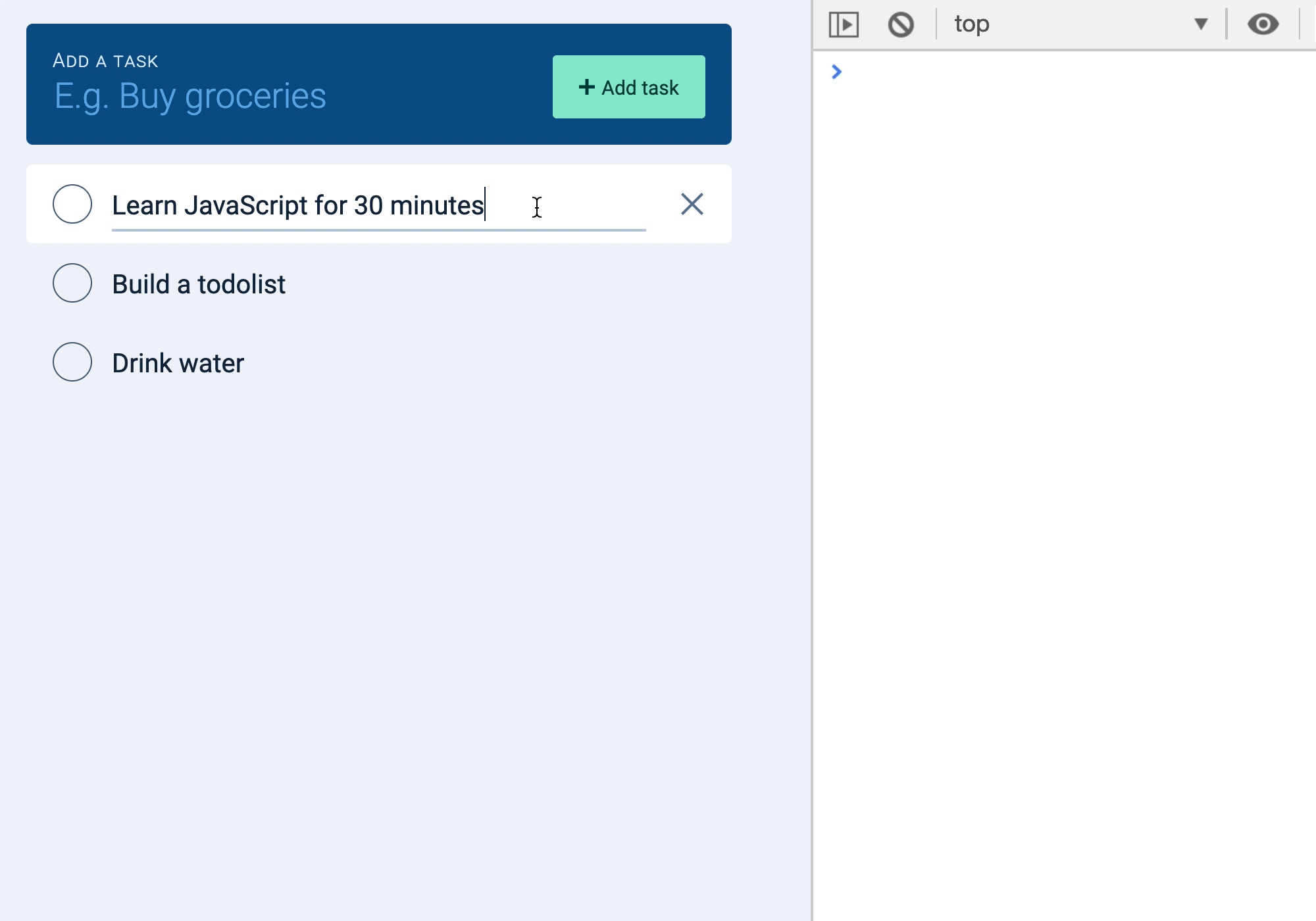Sends one PUT request per input key